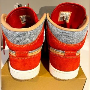 Jordan Shoes | Air Jordan 1 Mid Denim DM4352-600 Size 9.5 Authentic-Like New